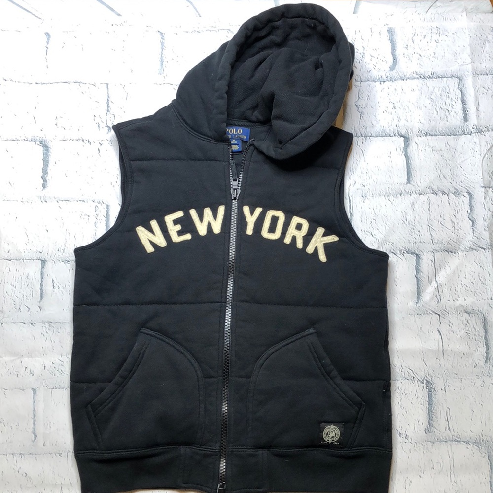 🔹Polo Ralph Lauren New York Zip Up Vest